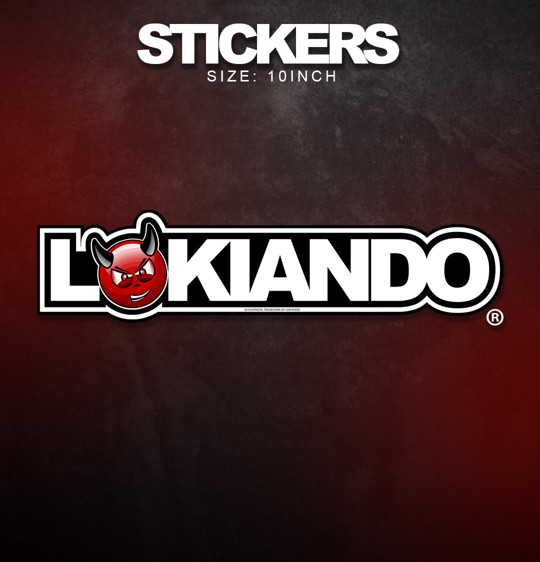 LOKIANDO STICKER (12inch ) – Lokiando