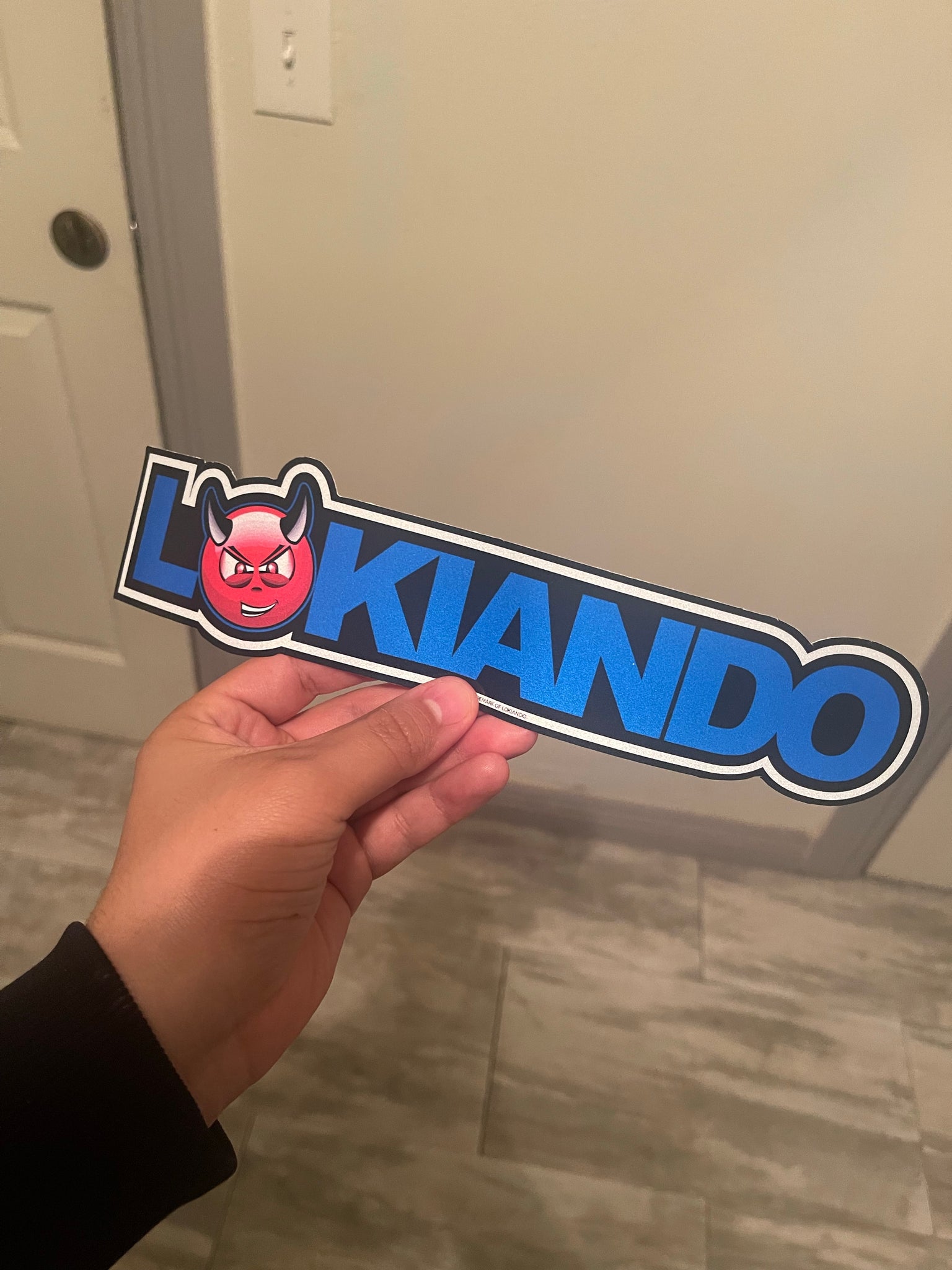 BLUE REFLECTIVE STICKERS 10inch